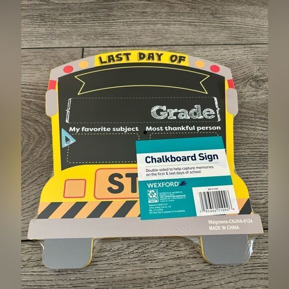 Wexford chalk board sign for first and last day of school - Picture 2 of 2